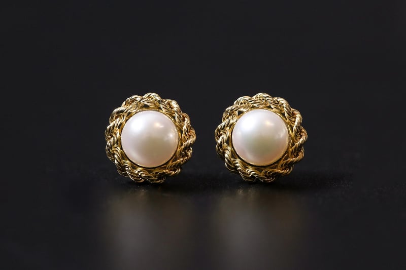 Upcycled statement earrings